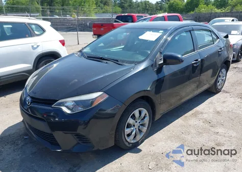 2014 Toyota Corolla Le z USA, uszkodzony, nr VIN 2T1BURHE0EC054431